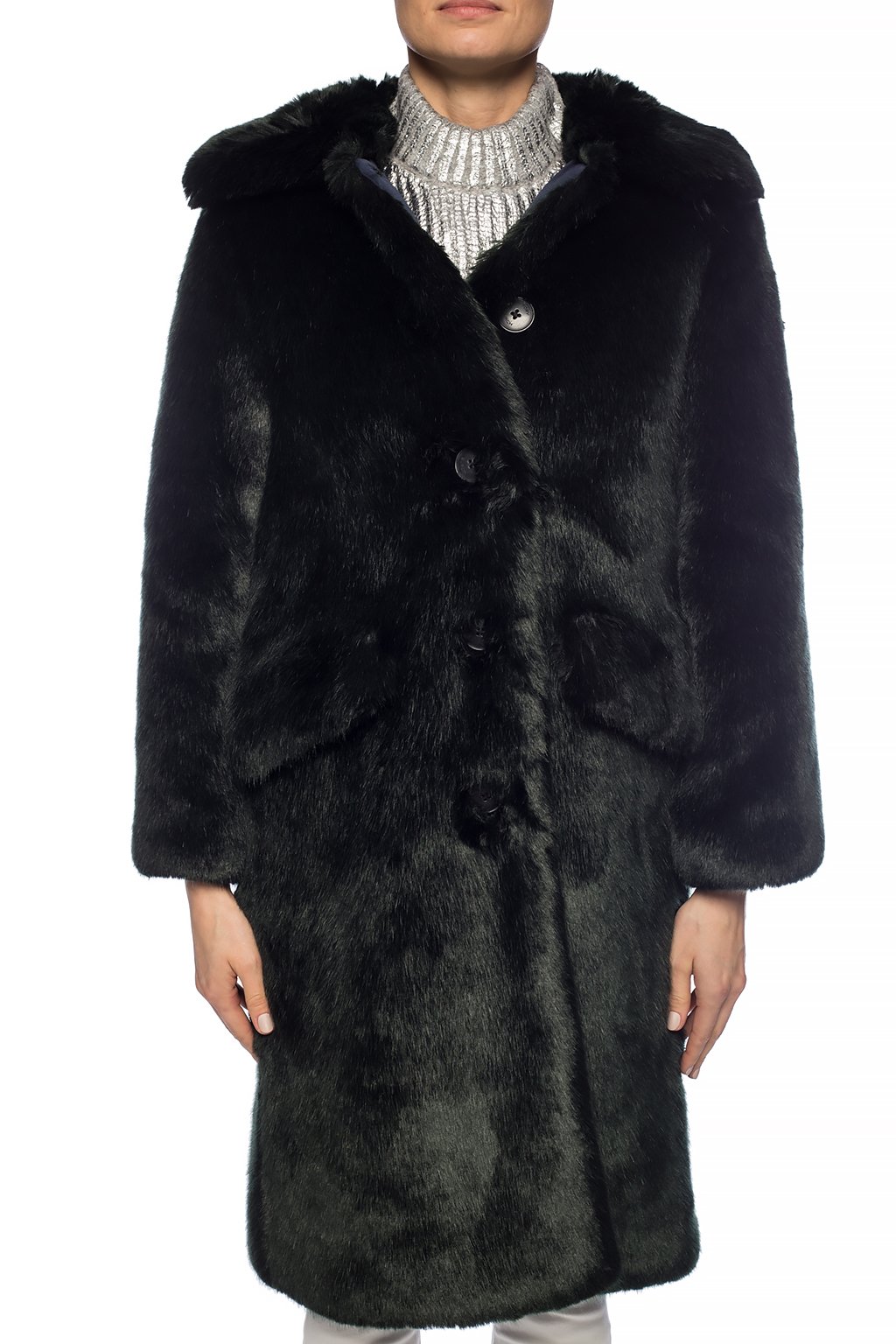 Tory burch fur on sale coat